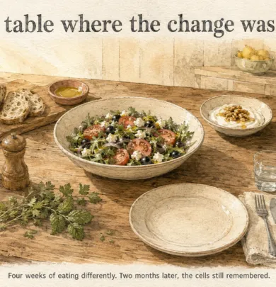 A Four-Week Diet Change Made Older Adults Biologically Younger, and the Finding Still Holds Up Two Months Later