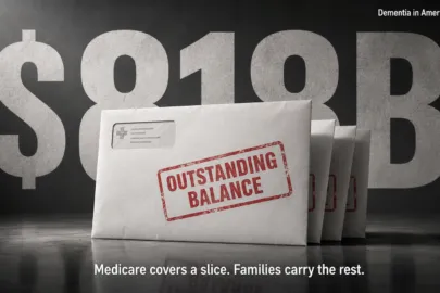 Dementia Will Cost American Families $818 Billion This Year, and Most of It Isn't Covered by Medicare