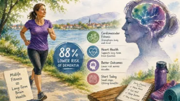High Fitness in Midlife Cut Womens Dementia Risk