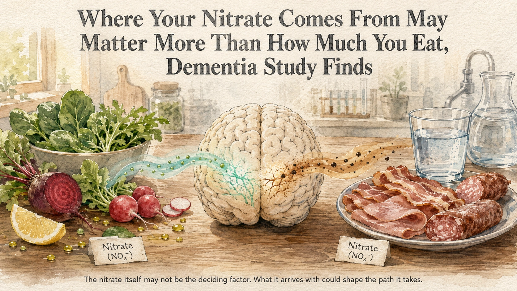 Where Your Nitrate Comes From May Matter More Than How Much You Eat, Dementia Study Finds