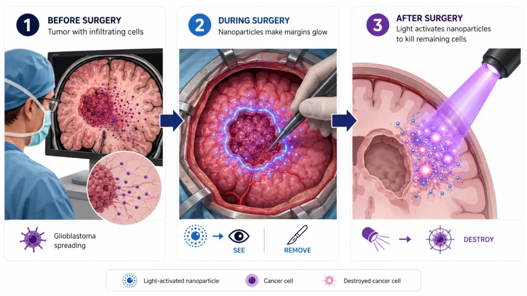 Glioblastoma earns its reputation as the deadliest common brain cancer through two compounding problems