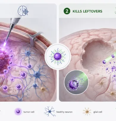 Nanoparticle Could Guide Surgery and Kill Leftover Brain Cancer Cells