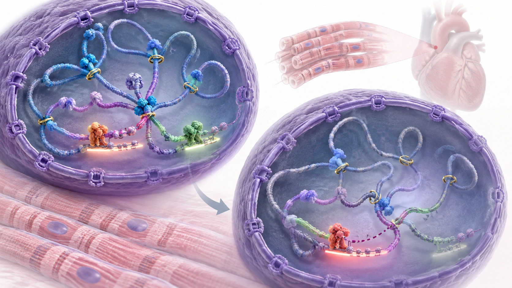 One Faulty Gene Copy Disrupts the Hearts DNA Structure