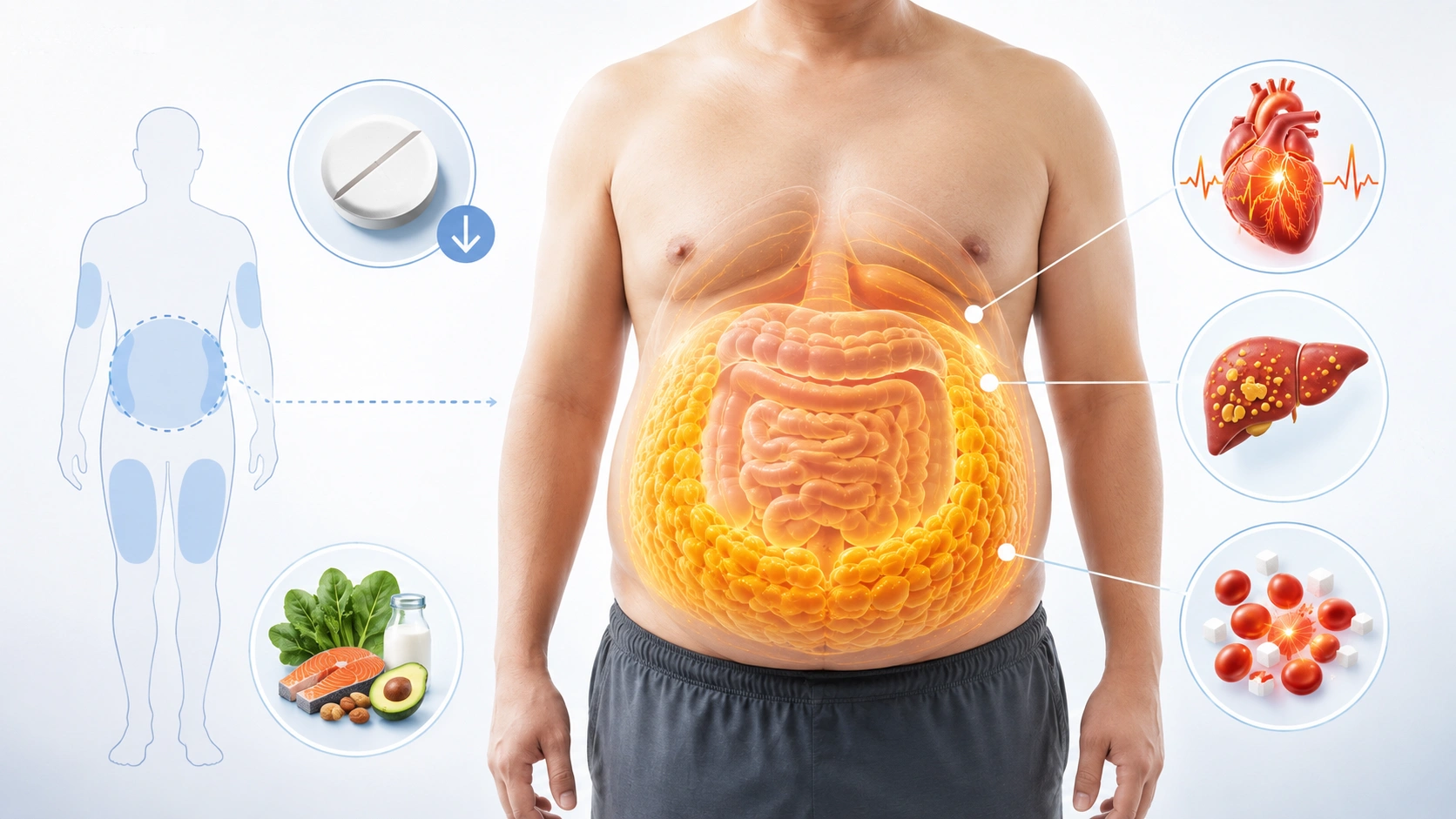 This Vitamin Deficiency Turns Deadly When Paired With Belly Fat