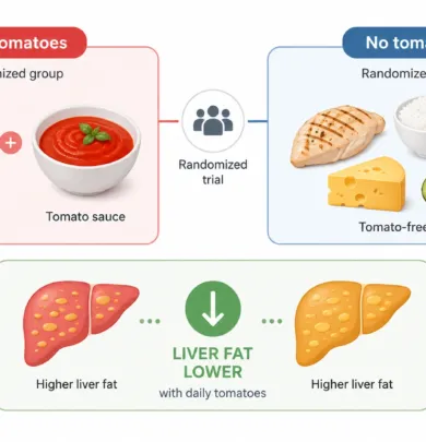 Tomatoes Linked to Less Liver Fat in Fatty Liver Disease