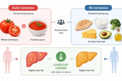 Tomatoes Linked to Less Liver Fat in Fatty Liver Disease