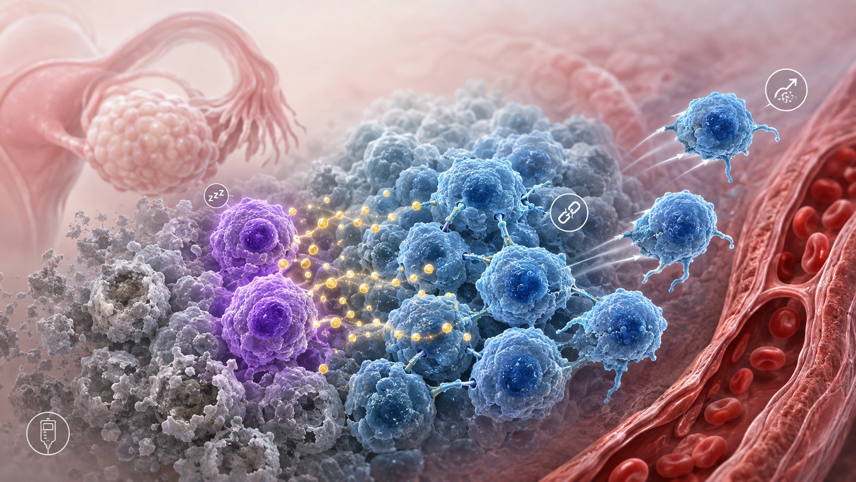 Why Some Ovarian Cancer Cells Survive Chemotherapy