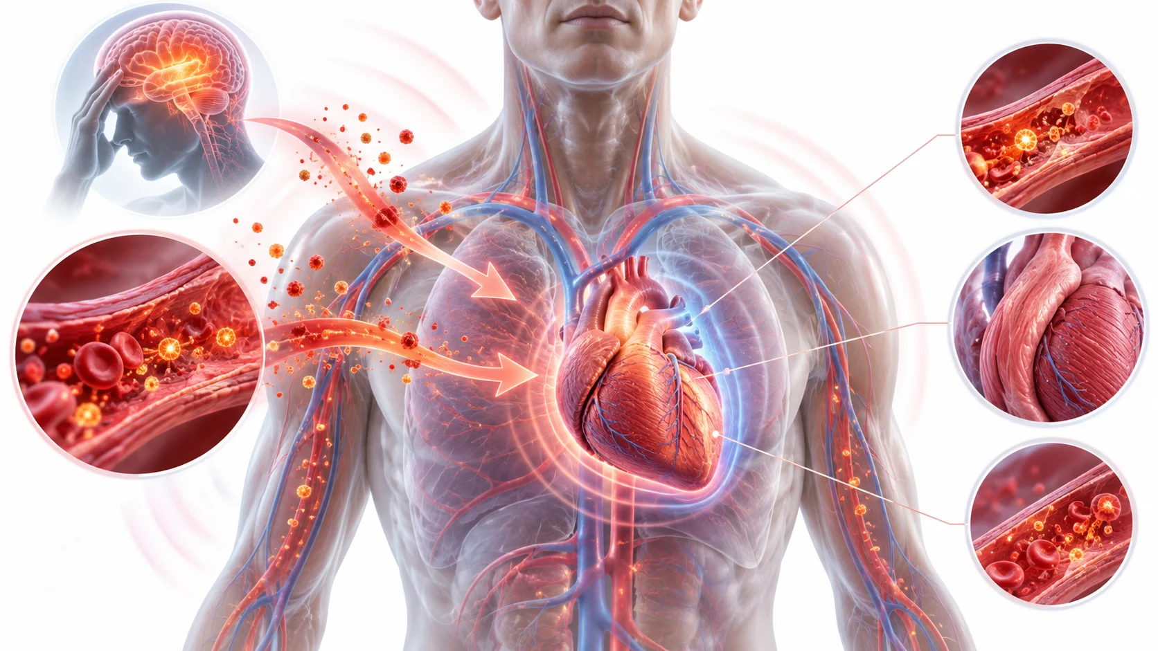 Chronic Stress Silently Reshapes the Heart Years Before Symptoms Appear