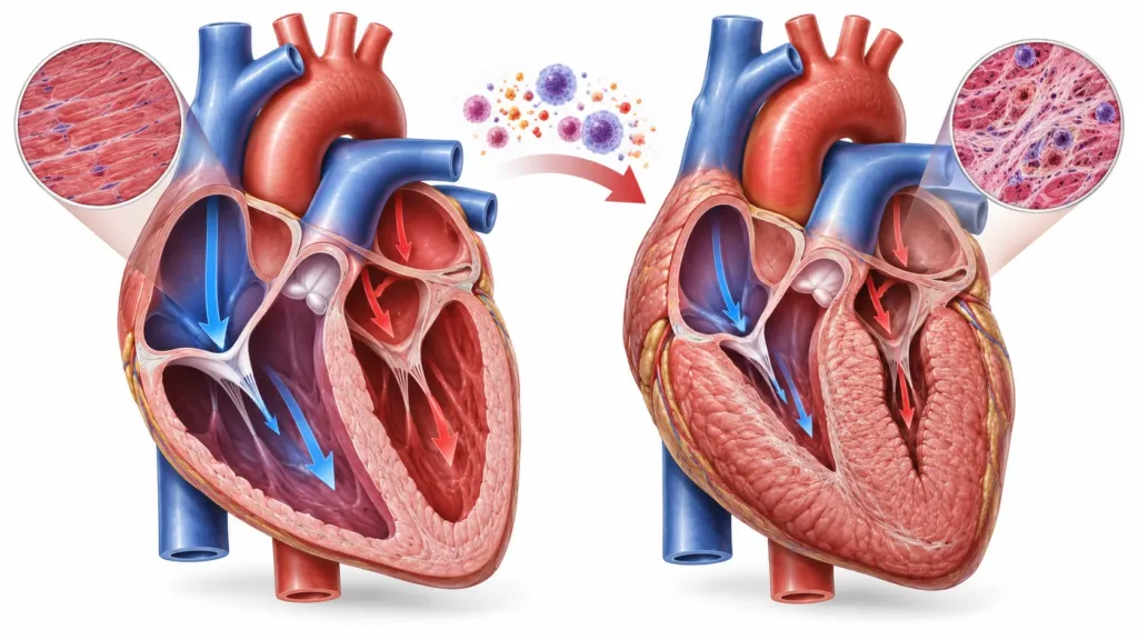research connecting the dots between stress and cardiovascular damage this way