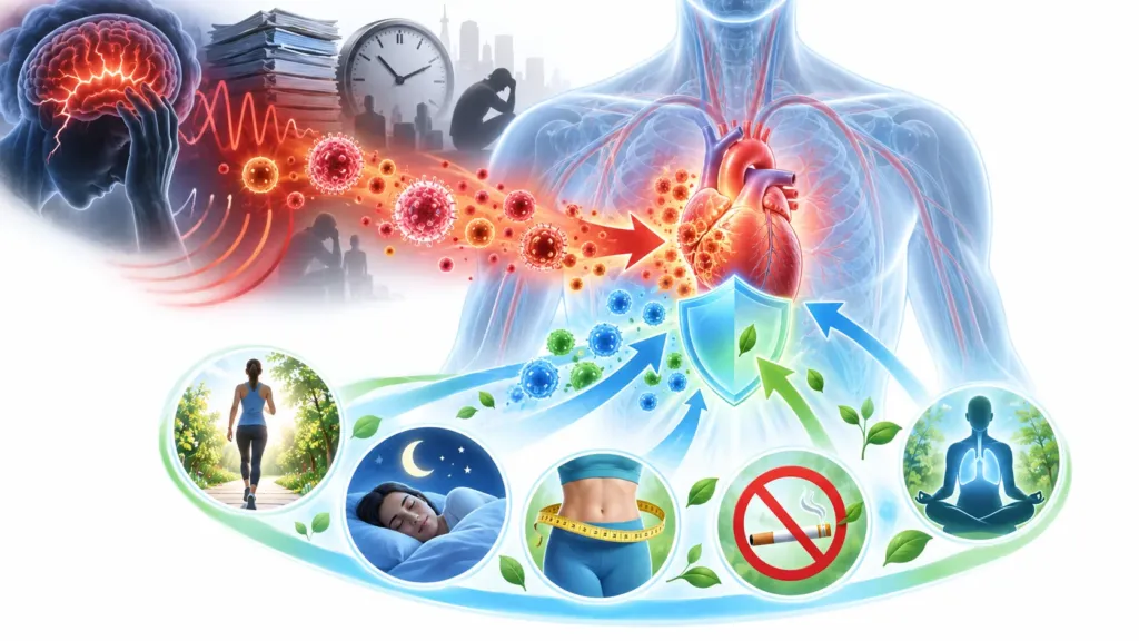 who developed heart changes rather than deliberately assigning one group to experience
